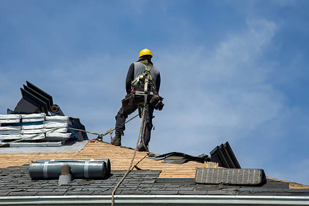 Professional Roof Replacement technician working in Crescent, OR